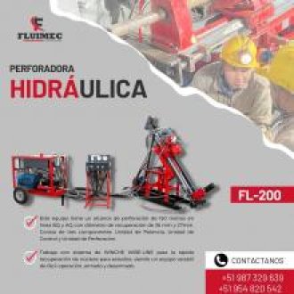 Perforadora Diamantina FL-200 Trabaja en línea BQ y AQ 